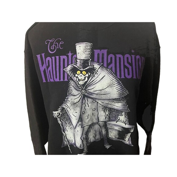 Disney World Haunted Mansion A Ghost Will Follow You Home Sweatshirt Size Medium - Picture 12 of 14